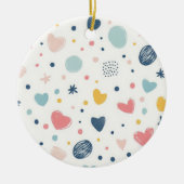 Cartoon Sky Keramisch Ornament (Voorkant)