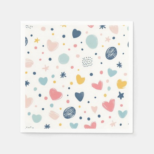  Cartoon Sky Servet (Voorkant)