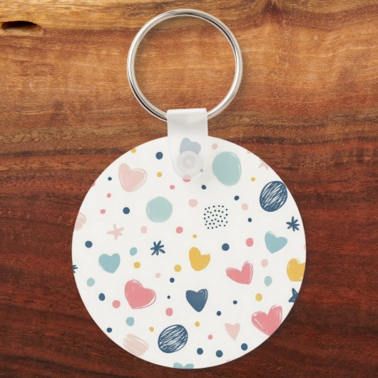  Cartoon Sky Sleutelhanger (Achterkant)