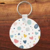 Cartoon Sky Sleutelhanger (Voorkant)