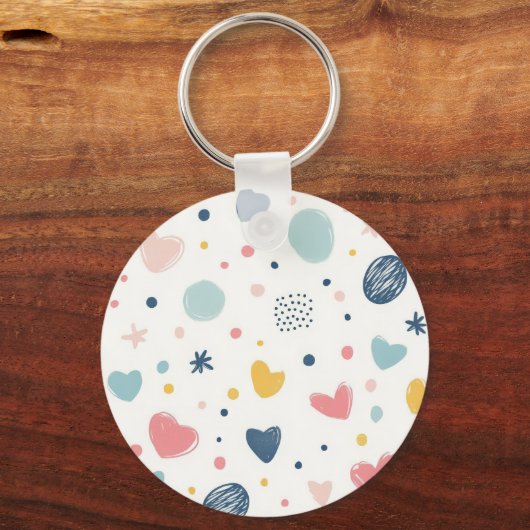  Cartoon Sky Sleutelhanger (Voorkant)