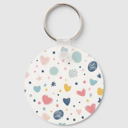 Cartoon Sky Sleutelhanger (Achterkant)