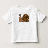 Cartoon slak kinder shirts (Voorkant)