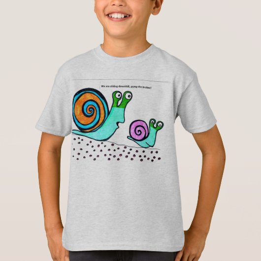 Cartoon Slak T-Shirt (Voorkant)