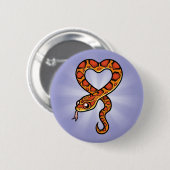 Cartoon Slang Ronde Button 5,7 Cm (Voorkant /achterkant)