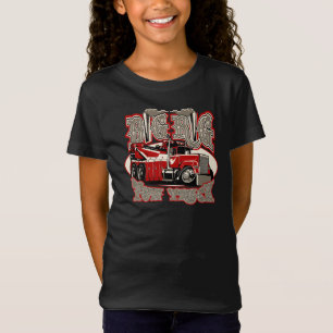 Cartoon sleepvrachtwagen t-shirt