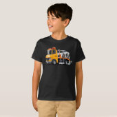 Cartoon sleepvrachtwagen t-shirt (Voorkant volledig)