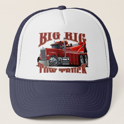 Cartoon sleepvrachtwagen trucker pet (Voorkant)