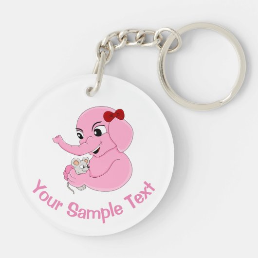 Cartoon sleutelhanger (Achterkant)