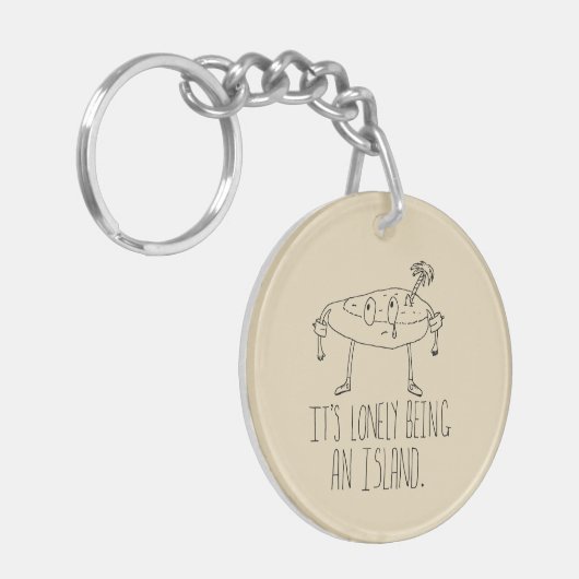 Cartoon Sleutelhanger (Voorkant Links)