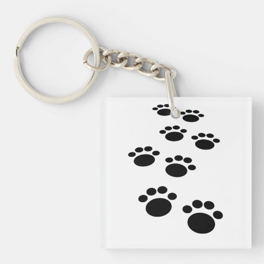 Cartoon Sleutelhanger Pet Paw Trail (voorkant)