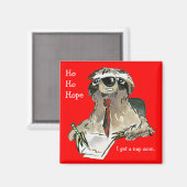 Cartoon Sloth Holiday Magnet (Voorkant / Achterkant)