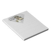 Cartoon Sloth Nap Time Notitieblok (Schuin)