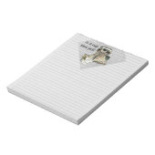 Cartoon Sloth Nap Time Notitieblok (Linkerzijde)