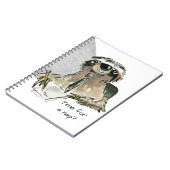 Cartoon Sloth Nap Time Notitieboek (Linkerzijde)