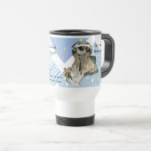 Cartoon Sloth Nap Time Reisbeker (Voorkant rechts)