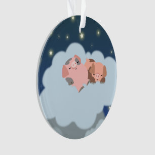 Cartoon Slumbering biggen AcrylOrnament Ornament