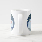 Cartoon Slumbering Piglets Jumbo Mok (Achterkant)