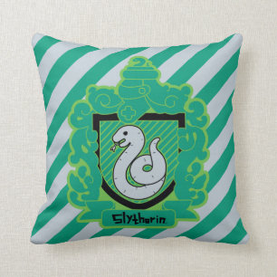 Cartoon Slytherin Crest Kussen