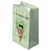 Cartoon Smelt Ice Cream Cone (ik smelt) Klein Cadeauzakje (Voorkant Gekanteld)