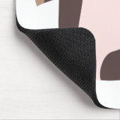 Cartoon Smiling Pig mousepad Muismat (Hoek)