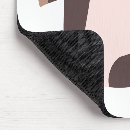 Cartoon Smiling Pig mousepad Muismat (Hoek)