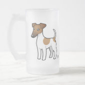 Cartoon Smooth Fox Terrier Matglas Bierpul (Links)