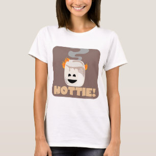 Cartoon Smore Marshmallow Burning Hottie T-shirt
