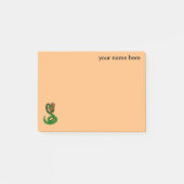 cartoon snake gepersonaliseerde post-it nota post-it® notes (Voorkant)
