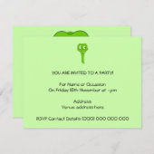 Cartoon Snake Kaart (Voorkant / Achterkant)