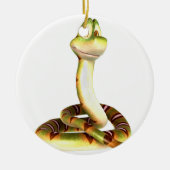 Cartoon Snake Keramisch Ornament (Voorkant)