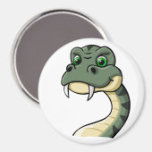 Cartoon Snake Magneet (Voorkant / Achterkant)