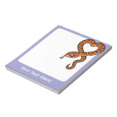 Cartoon Snake Notitieblok (Linkerzijde)