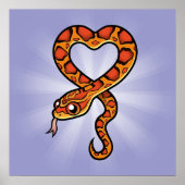 Cartoon Snake Poster (Voorkant)