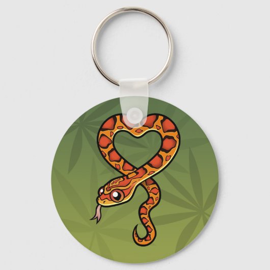 Cartoon Snake Sleutelhanger (Voorkant)