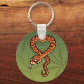 Cartoon Snake Sleutelhanger (Voorkant)