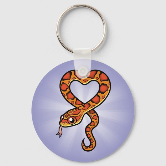 Cartoon Snake Sleutelhanger (Voorkant)