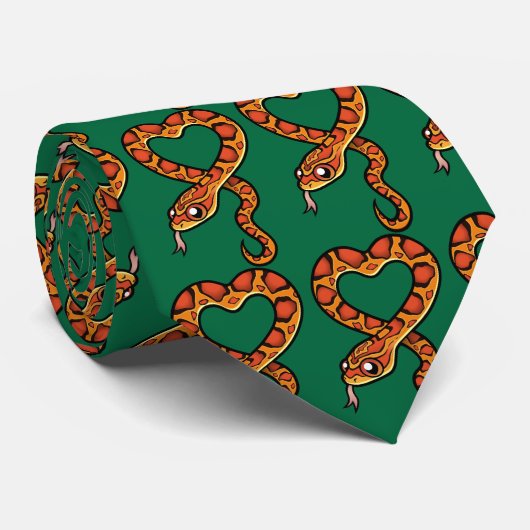 Cartoon Snake Stropdas (Opgerold)