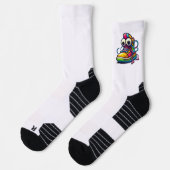 Cartoon-sneakerpersonage Funny sokken (Links)
