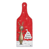 Cartoon Snijraad rendier Snijplank (Voorkant)