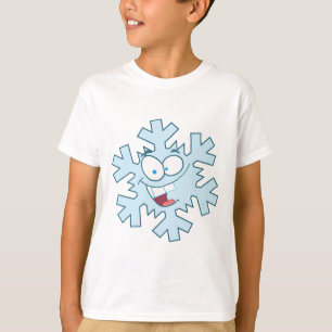 Cartoon Snowflake T-shirt