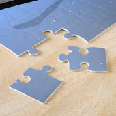 Cartoon Snta Express Briefkaart Legpuzzel (Zijkant)