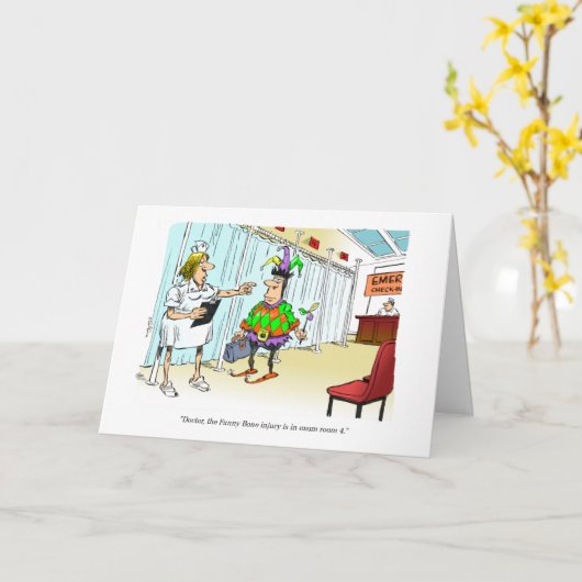 Cartoon - Sorry voor je ongeluk. Kaart (Gele Bloem)