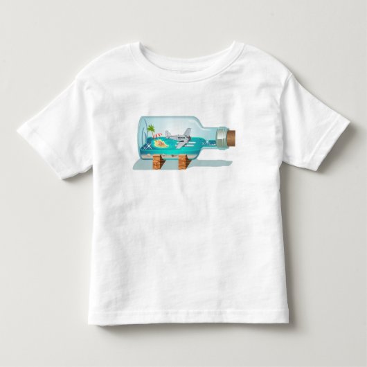 Cartoon Souvenir fles Kinder Shirts (Voorkant)