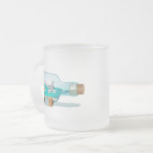 Cartoon Souvenir Fles Matglas Koffiemok (Voorkant links)