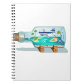 Cartoon Souvenir fles Notitieboek (Voorkant)