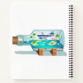 Cartoon Souvenir fles Notitieboek (Achterkant)