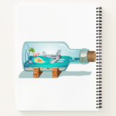 Cartoon Souvenir fles Notitieboek (Achterkant)