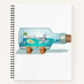 Cartoon Souvenir fles Notitieboek (Voorkant)