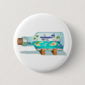 Cartoon Souvenir fles Ronde Button 5,7 Cm (Voorkant)